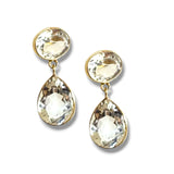 Double Topaz Earring