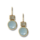 Aquamarine Blue Topaz Midi Earring