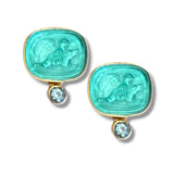 Guardian Angel Intaglio Earrings, 4 colors