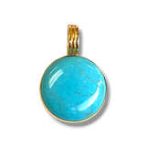 30mm Natural Turquoise Enhancer