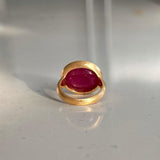 DMD FINE - Ruby Cabochon Ring