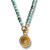 Turquoise Sundial Necklace