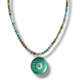 Gem in Gem Charm Necklace