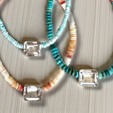 Natural Turquoise Quartz Choker Necklace