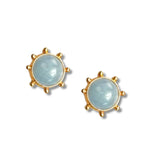 Aquamarine Stud Earrings