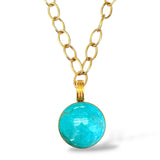 30mm Natural Turquoise Enhancer