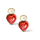 Spiny Oyster Heart Earring