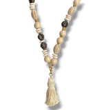 Tonal Tassel Necklace
