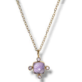 Petite Amethyst Doublet Necklace