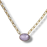 Amethyst Doublet Choker Necklace