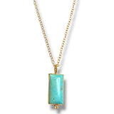 Elongated Turquoise Necklace, updated style