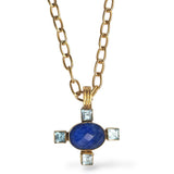 Blue Topaz Lapis Doublet Enhancer
