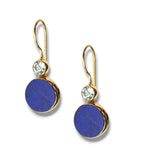 Lapis Blue Topaz Midi Earring