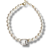 Pearl and Quartz Choker Necklace