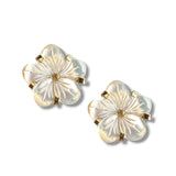 Floral Pearl Stud Earring
