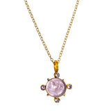 Cupid Amethyst Intaglio Necklace