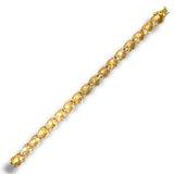 Golden Citrine Tennis Bracelet