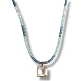 Aquamarine Necklace, 2 options