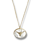 Longhorn Charm Necklace