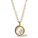 Mother of Pearl Hashtag Necklace