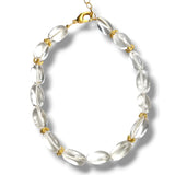 Natural Tumbled Quartz Necklace