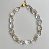 Natural Tumbled Quartz Necklace
