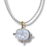 Mithra Tanzanite Intaglio Rope Necklace