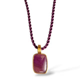 Sugilite Doublet Necklace