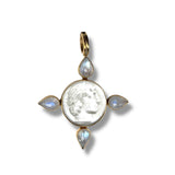 Apollo Moonstone Teardrop Necklace
