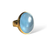 Aquamarine Cabochon Ring