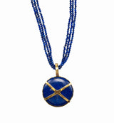 Criss Cross Lapis Necklace, 2 options