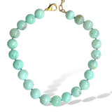 Chrysoprase Large Ball Necklace