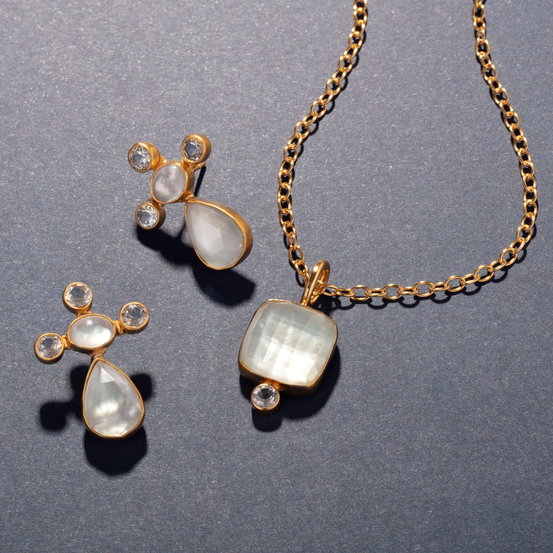 Petite Mother of Pearl Necklace