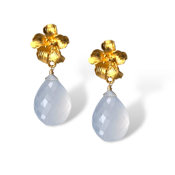 Floral Drop Earring