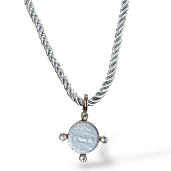 Nike Blue Cord Necklace
