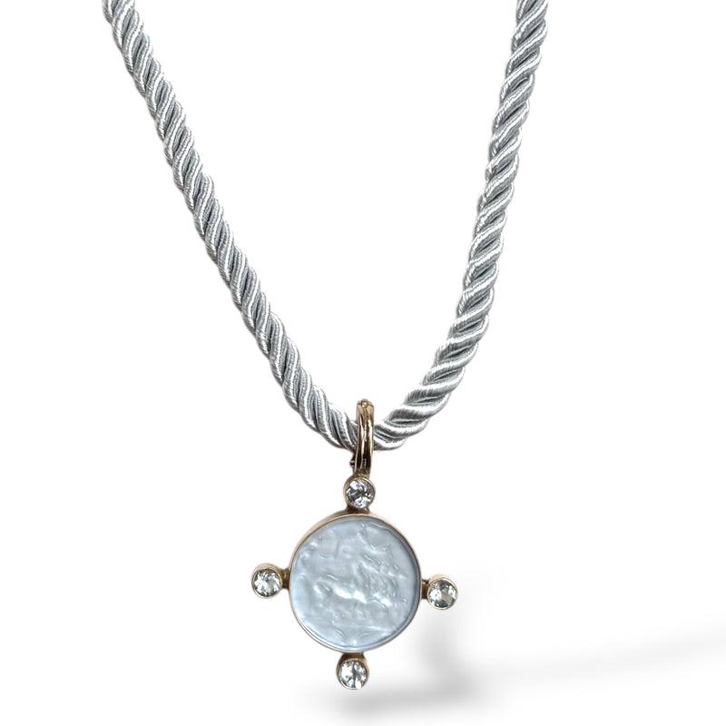 Nike Blue Cord Necklace