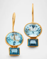 London and Sky Blue Topaz Midi Earring