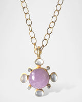 Kunzite Pearl Necklace