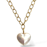 Mother of Pearl Heart Necklace