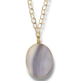 Jumbo Agate Enhancer, Necklace