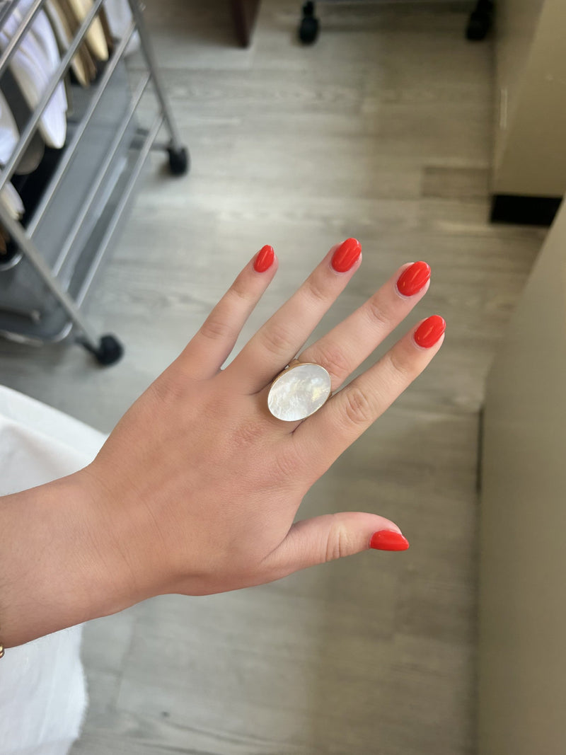Mother of Pearl Audrey Ring