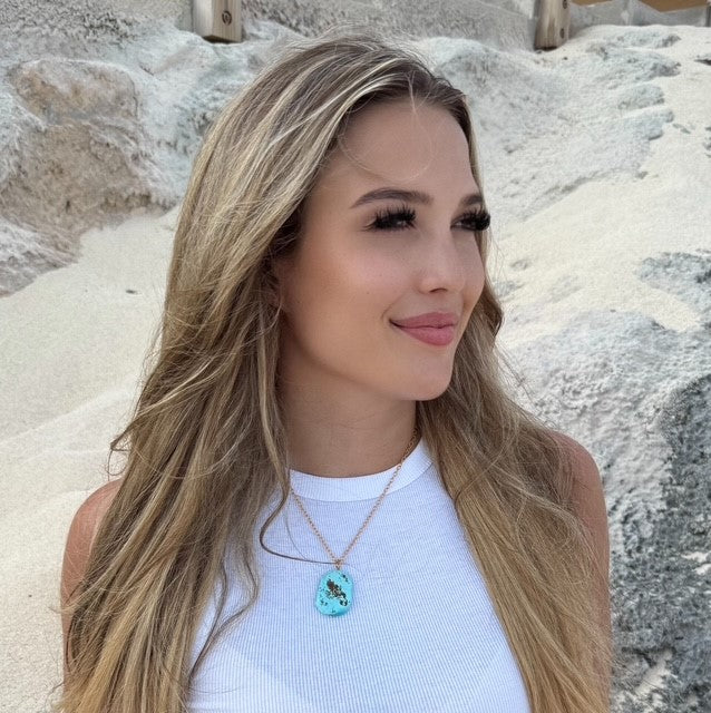 Freeform Turquoise Necklace
