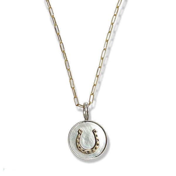 Sterling Horseshoe Necklace