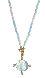 Pegasus Blue Topaz Necklace