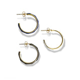 Enamel Hoop Earrings, 3 options