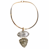 Pyrite Dolomite Collar Necklace
