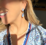 Very Peri Shield Earrings