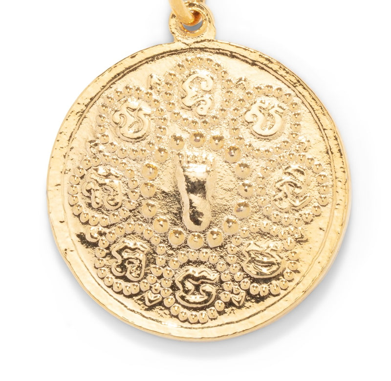 Buddha Disc Necklace