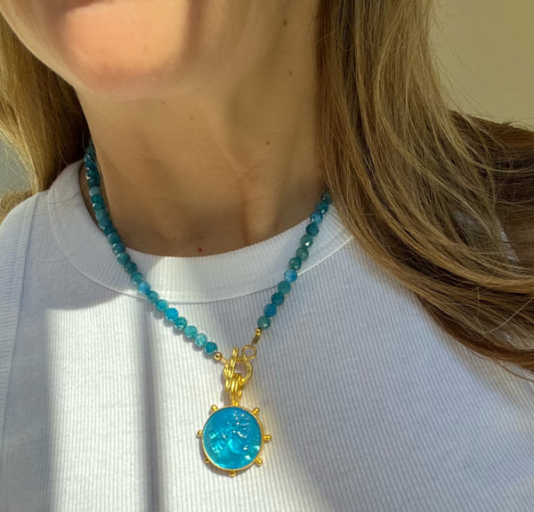 Apollo on Apatite Necklace Set