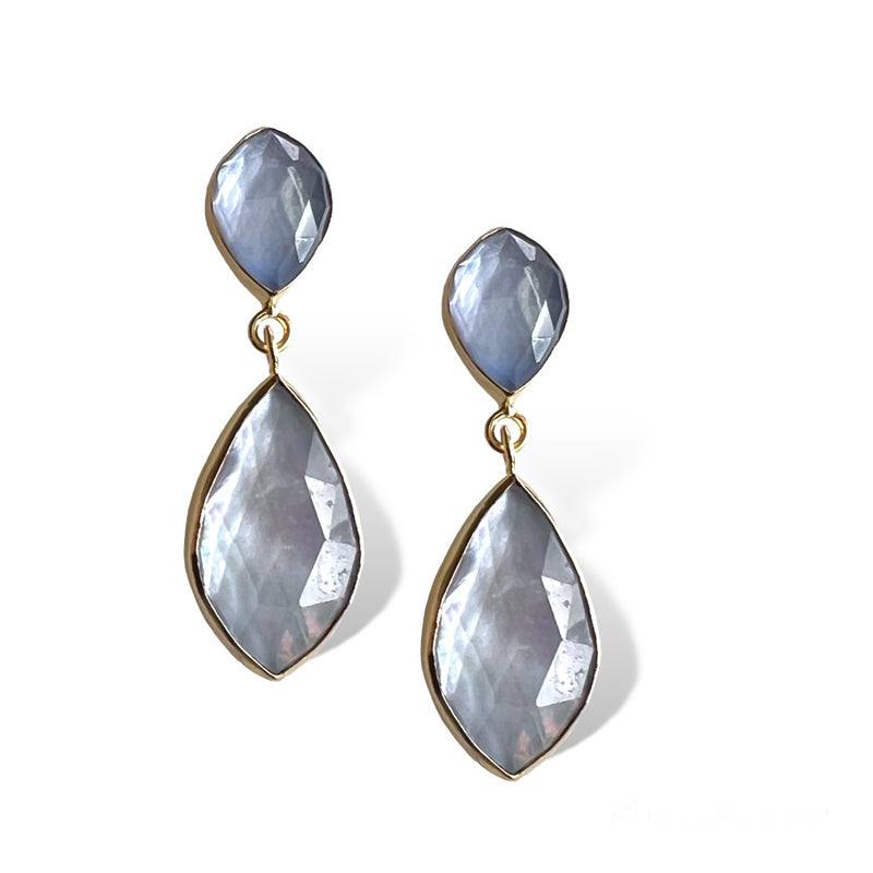Very Peri Shield Earrings